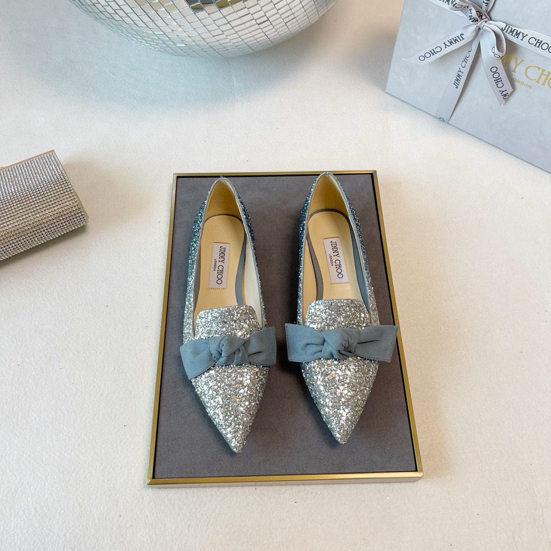 Jimmy Choo GALA flattie view 2