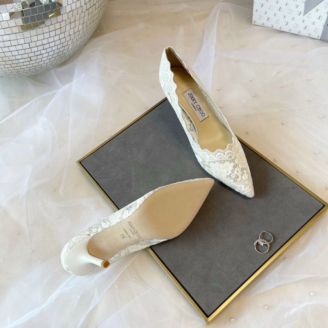 Jimmy Choo LOVE Wedding shoes view 3