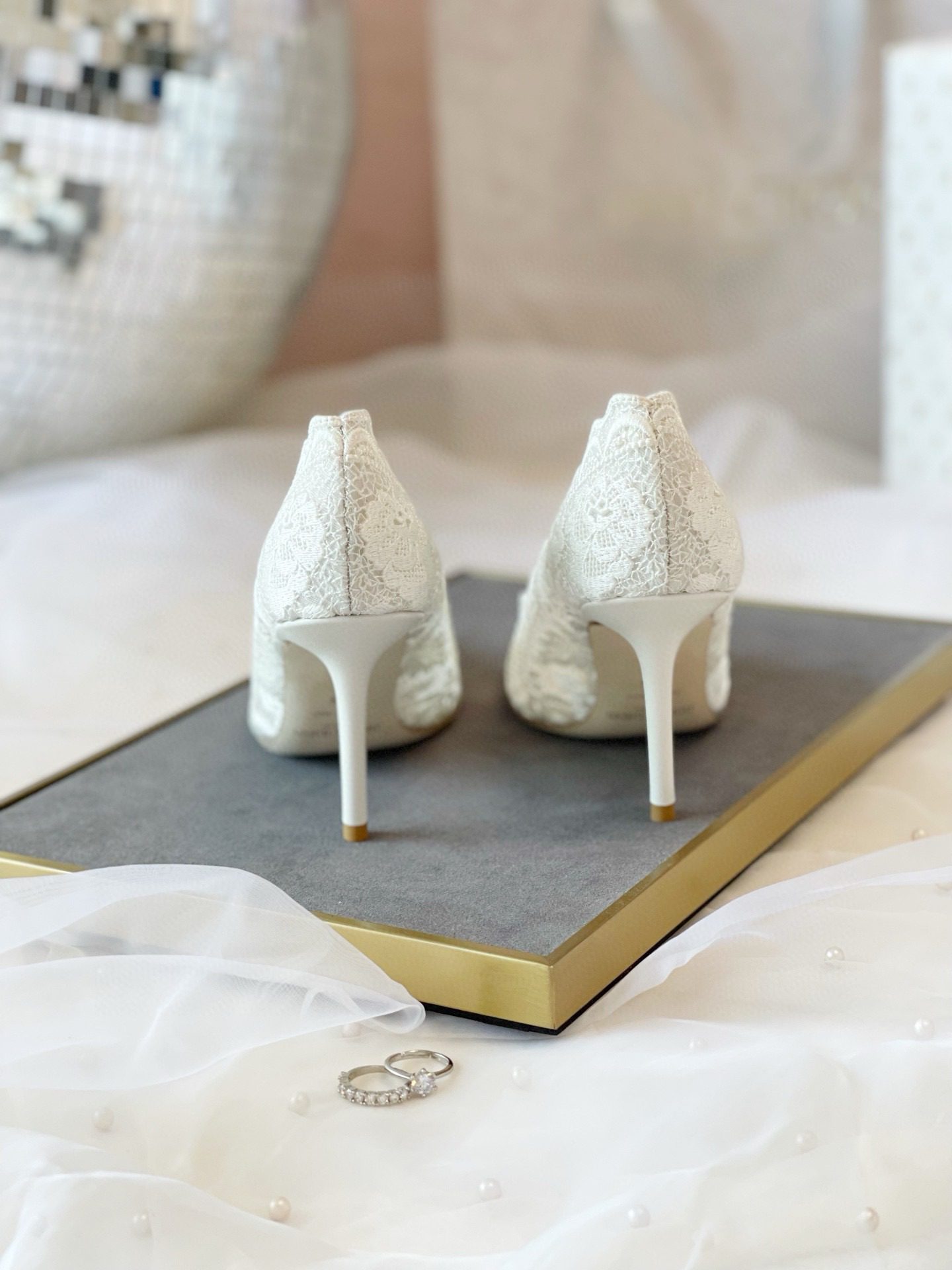 Jimmy Choo LOVE Wedding shoes view 4