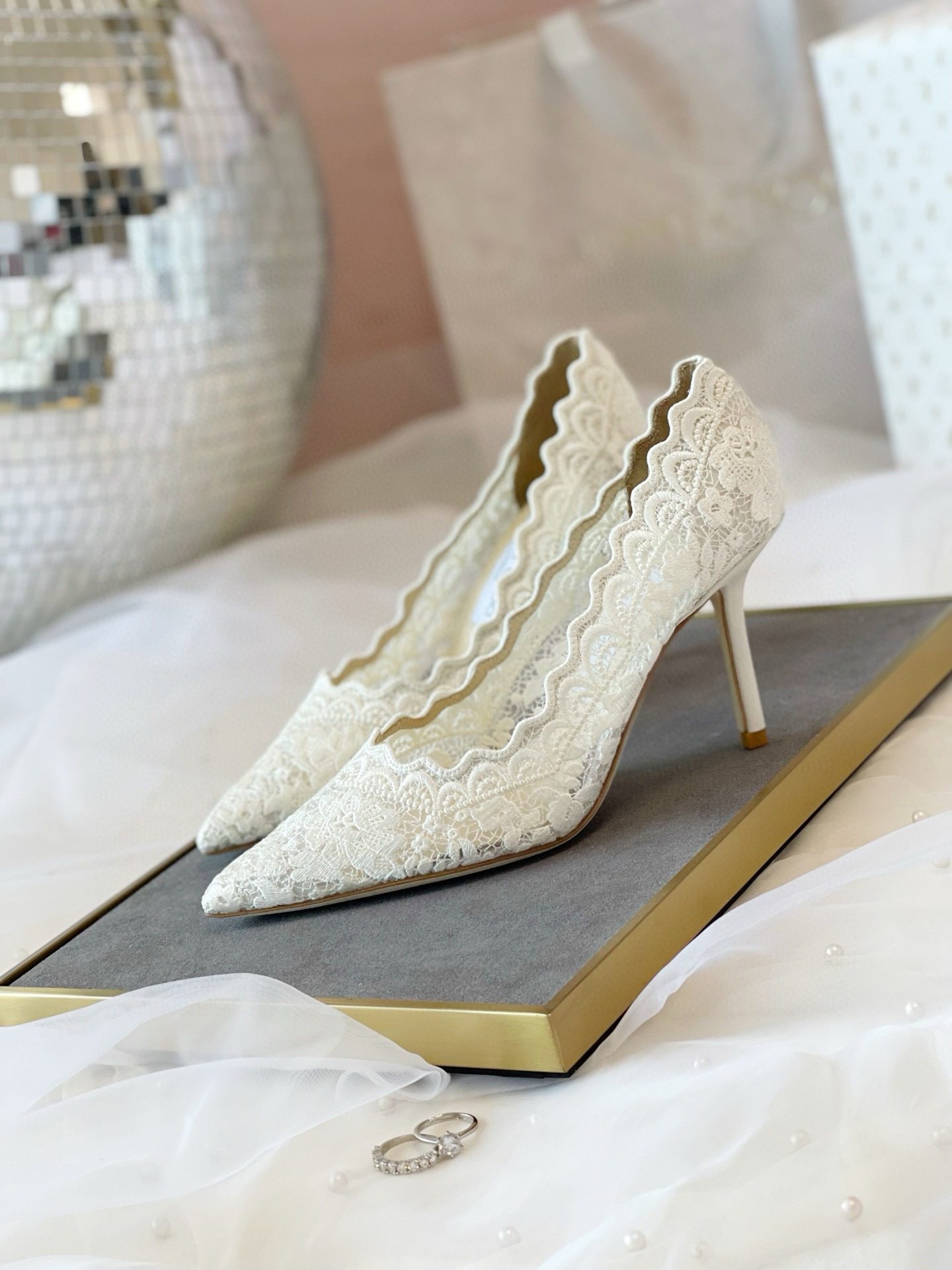 Jimmy Choo LOVE Wedding shoes view 9