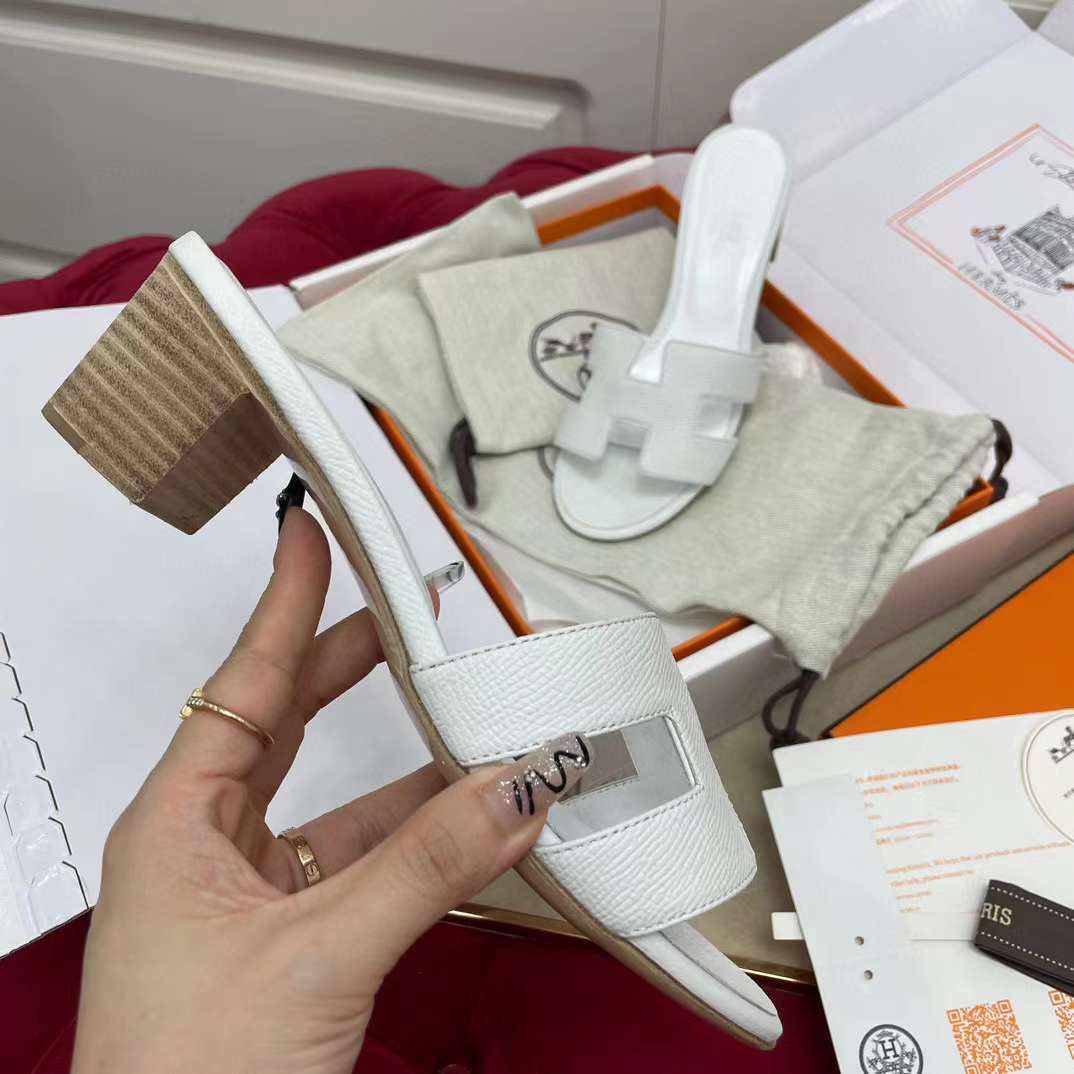 Hermès H LOGO sandal view 6