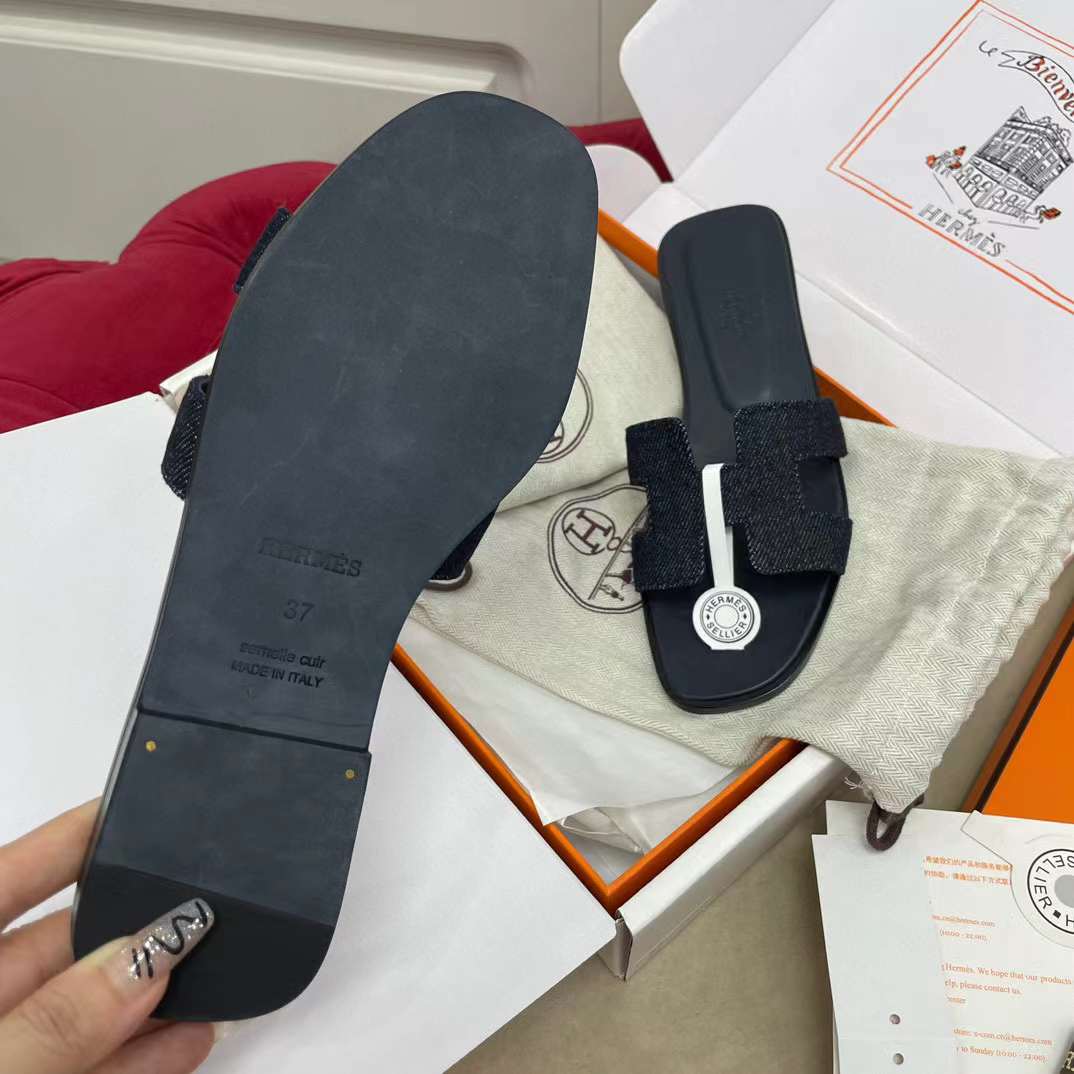 Hermès H LOGO sandal view 6