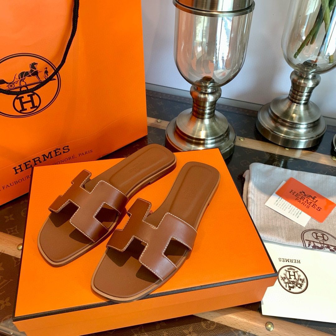 Hermès H LOGO Casual slippers view 2