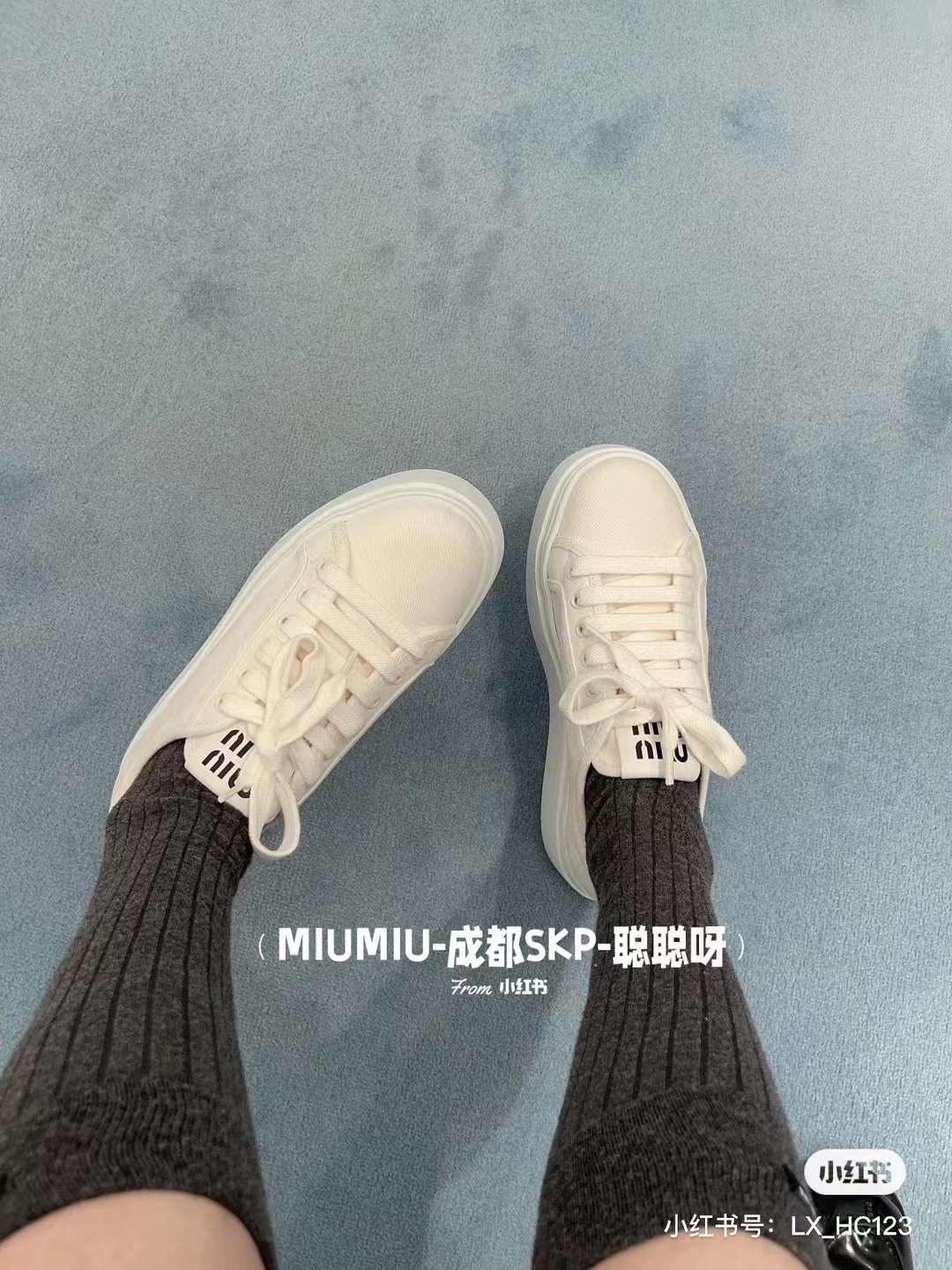 Miu Miu 2024 denim White casual shoes view 8