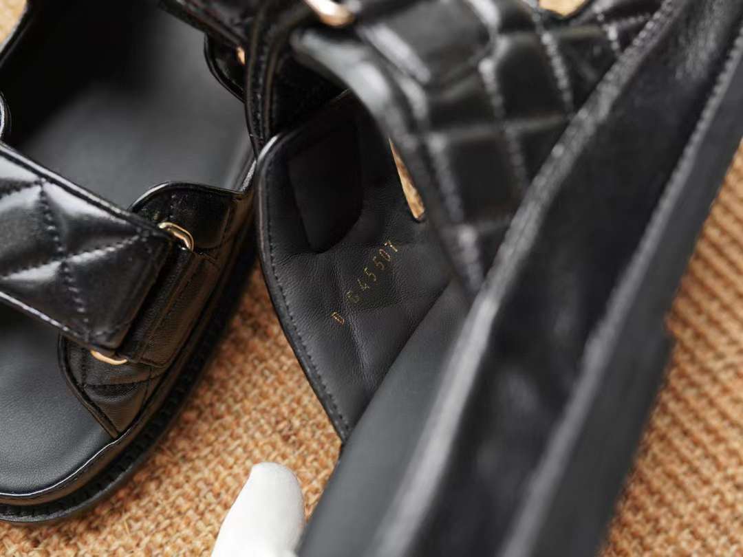 Chanel 24P Velcro slippers view 6