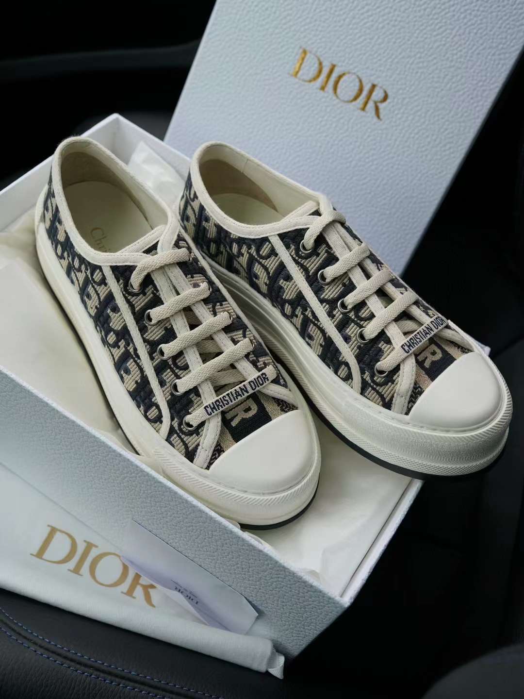 Dior NEW Walkn Embroidered sneakers view 2