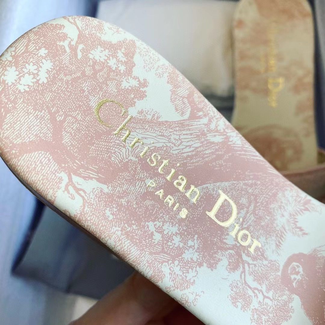 Dior DWAY Embroidered slippers view 10