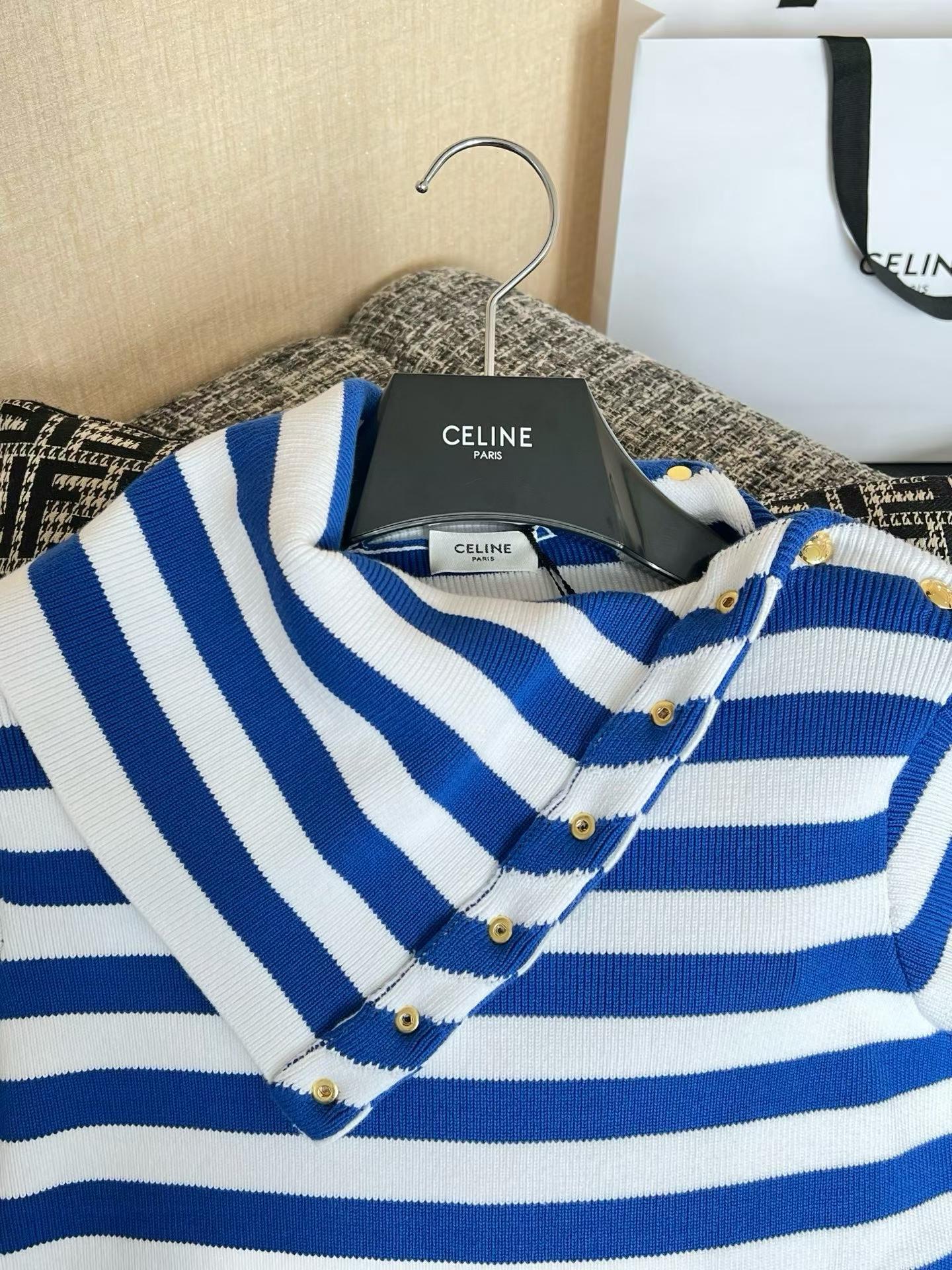 Celine Knitted short-sleeved shirt view 3