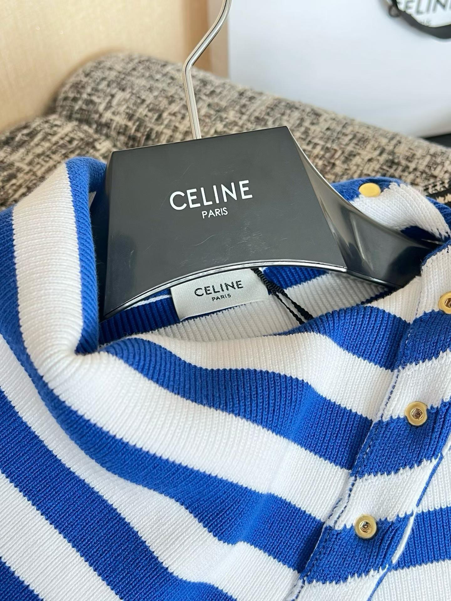 Celine Knitted short-sleeved shirt view 4