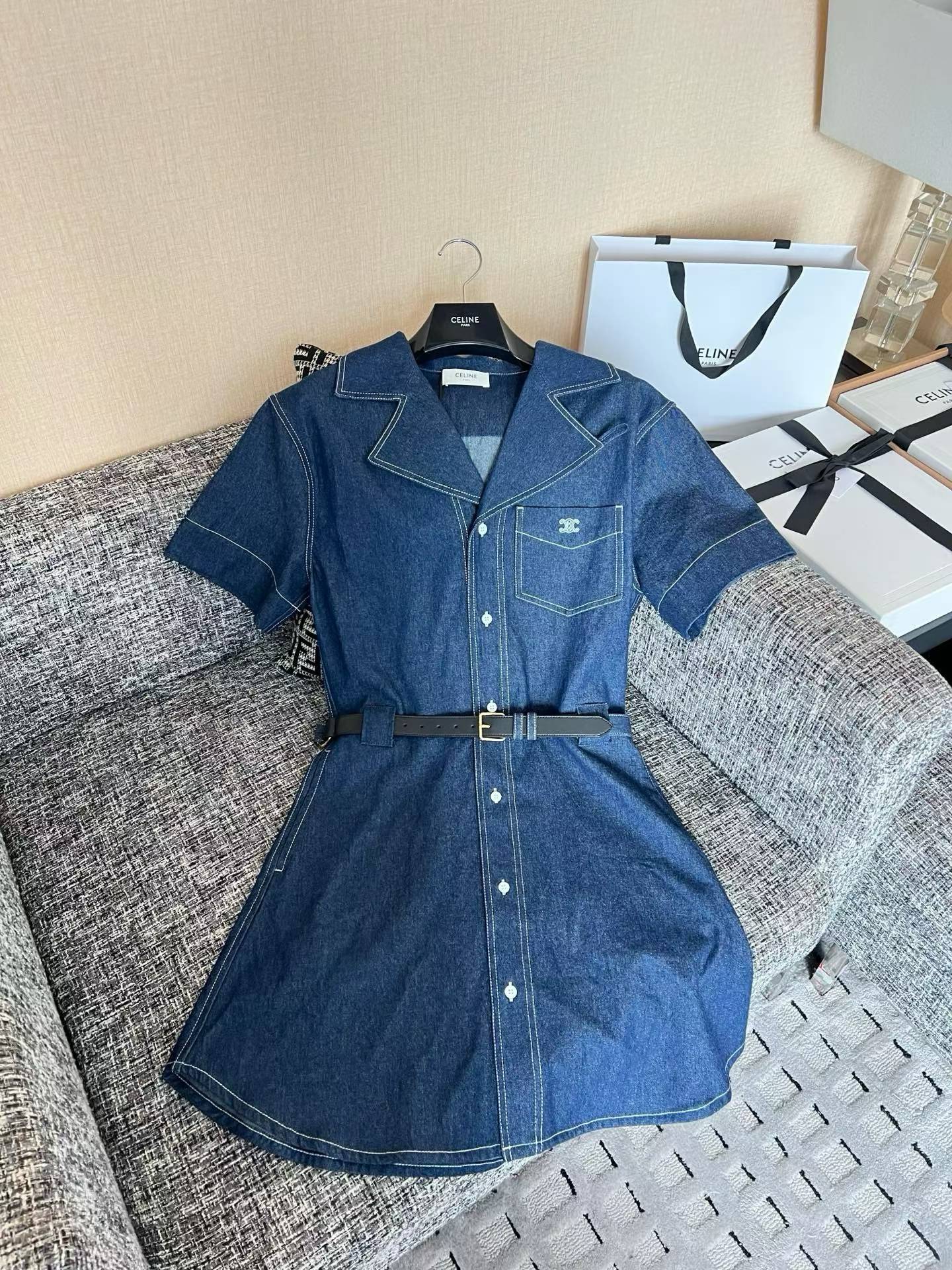 Celine Cowboy dress view 2