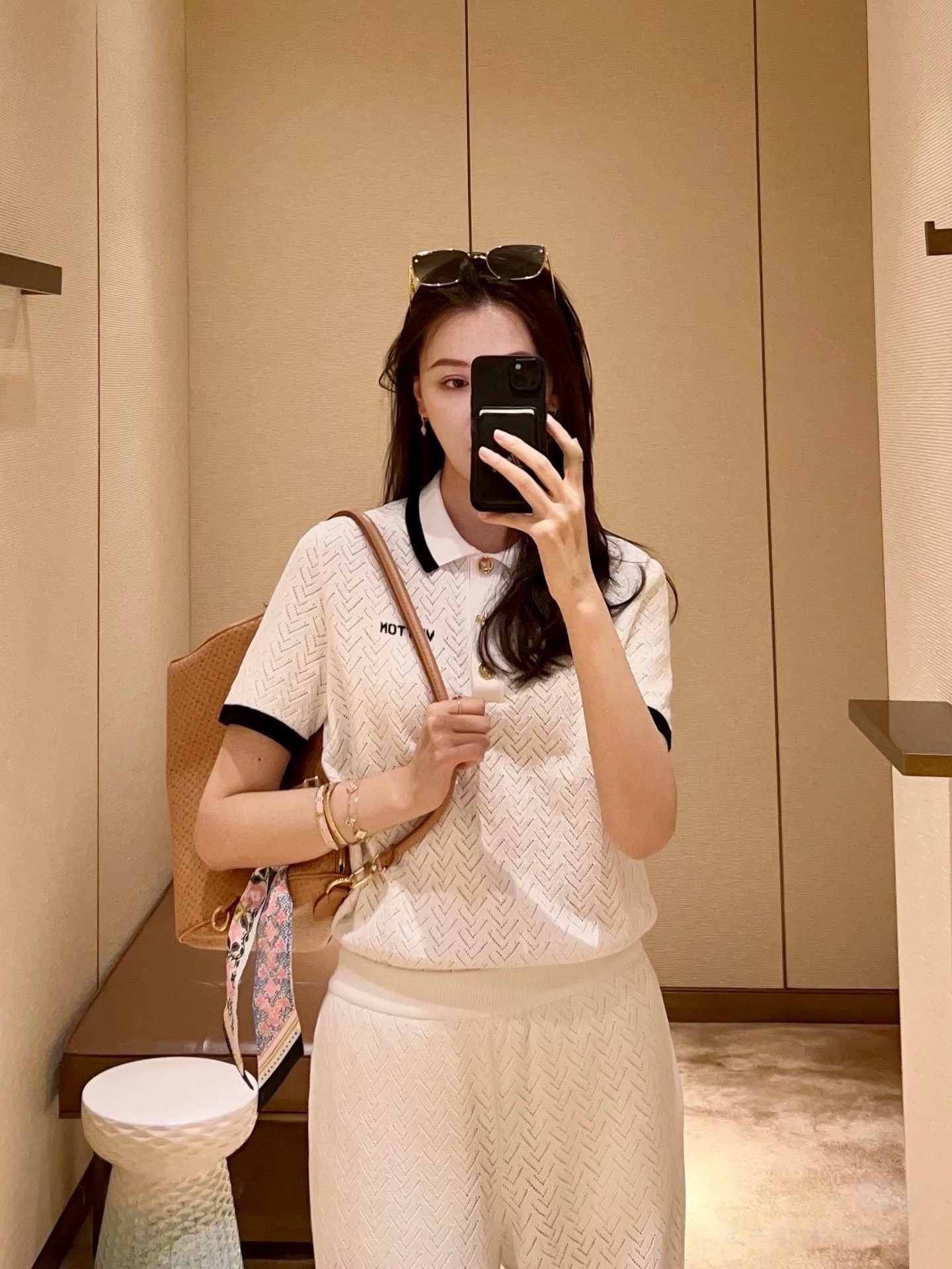 Louis Vuitton 26 Knitted Polo short-sleeved shirt view 1