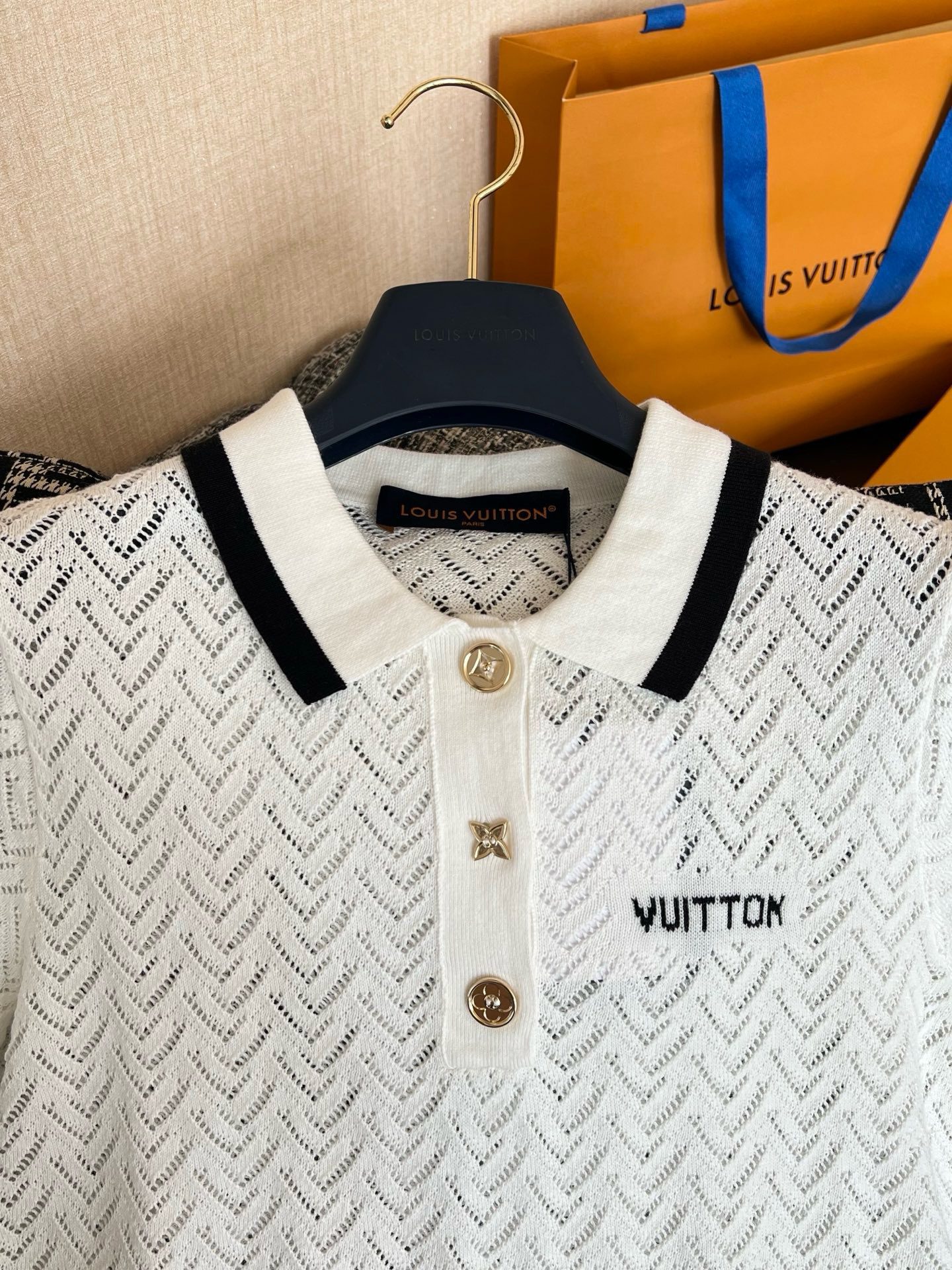 Louis Vuitton 26 Knitted Polo short-sleeved shirt view 3