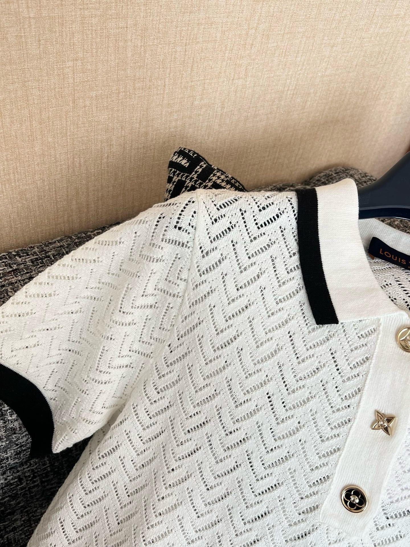 Louis Vuitton 26 Knitted Polo short-sleeved shirt view 4
