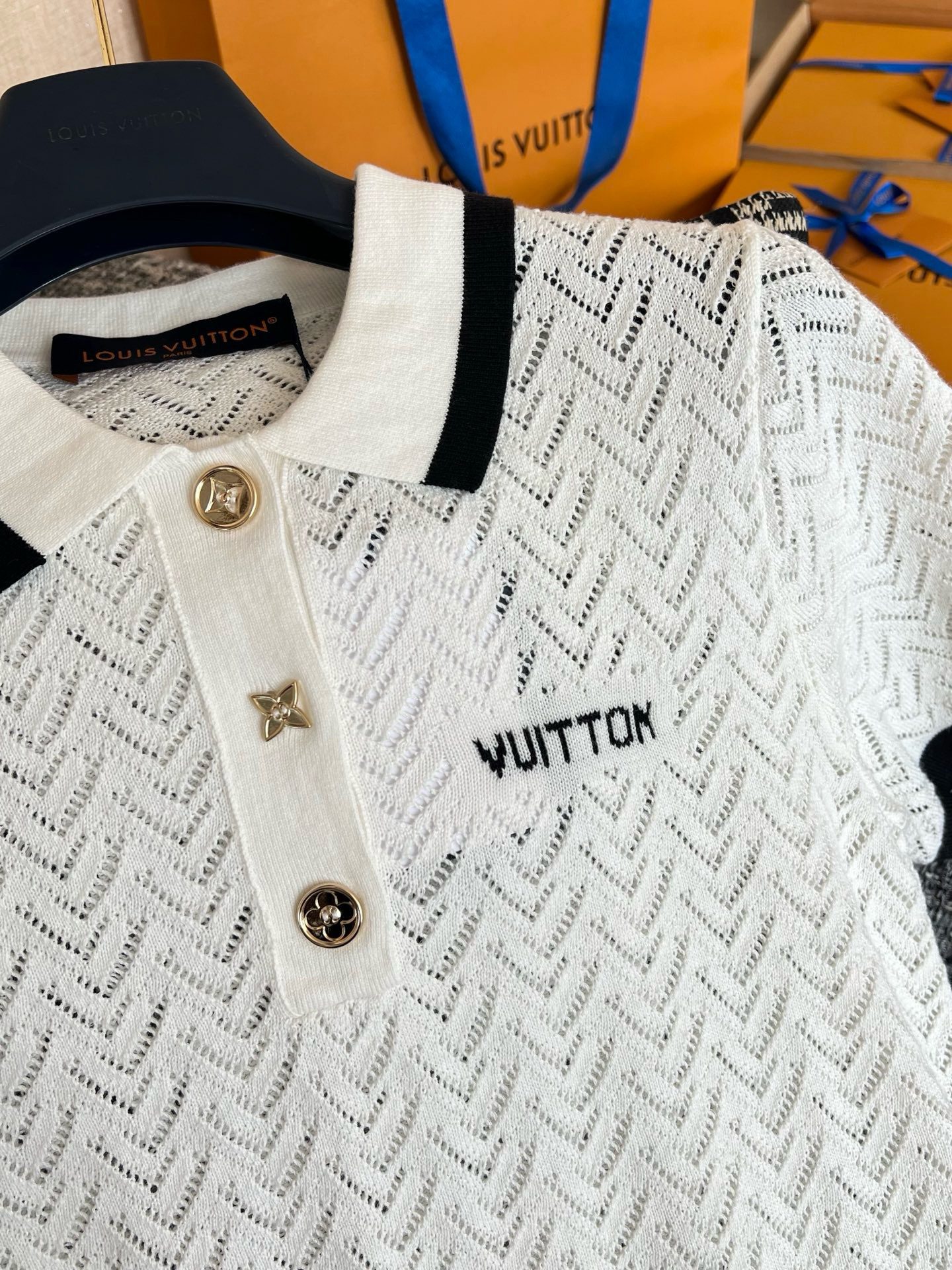 Louis Vuitton 26 Knitted Polo short-sleeved shirt view 6