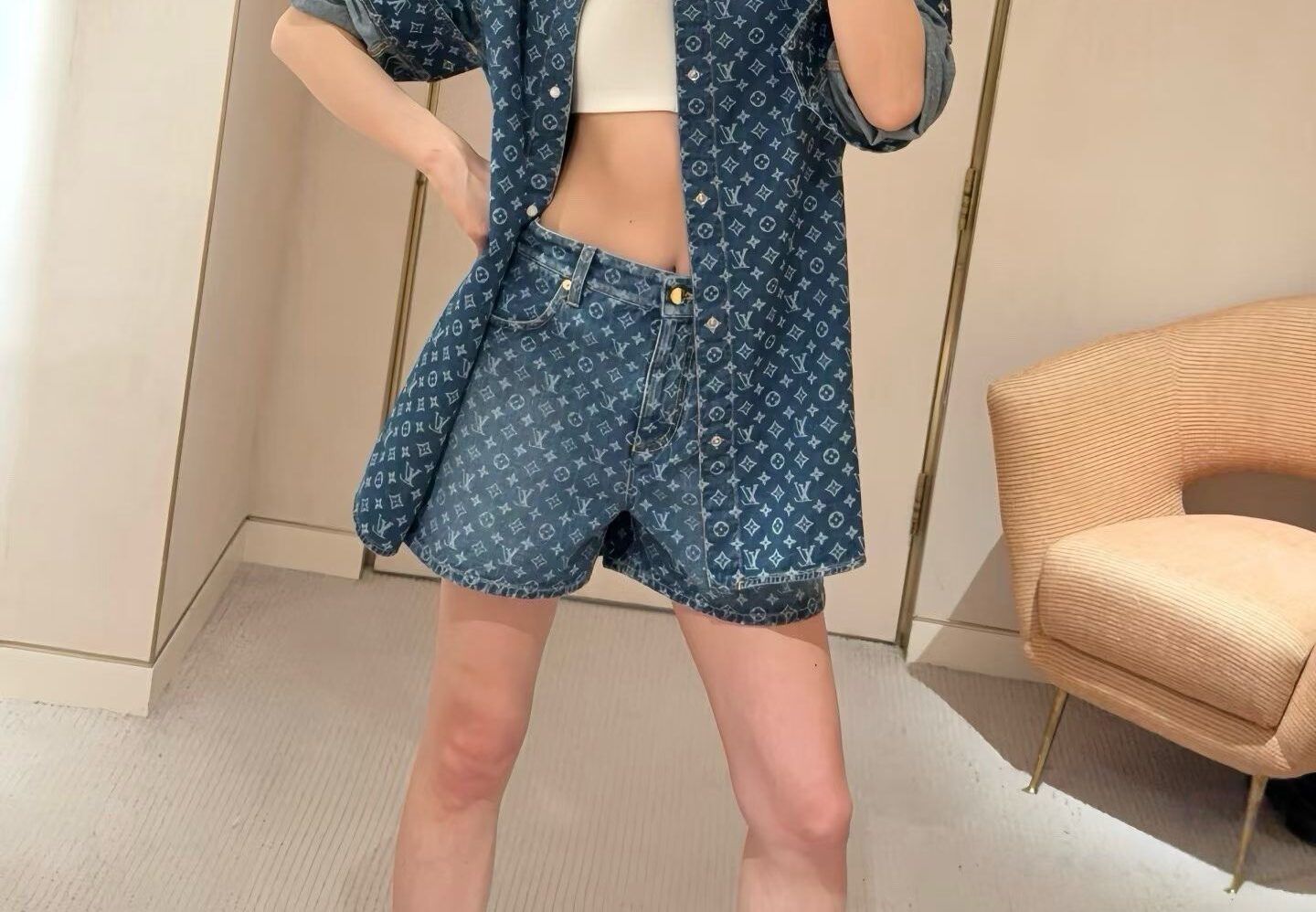 Louis Vuitton Denim shorts view 1
