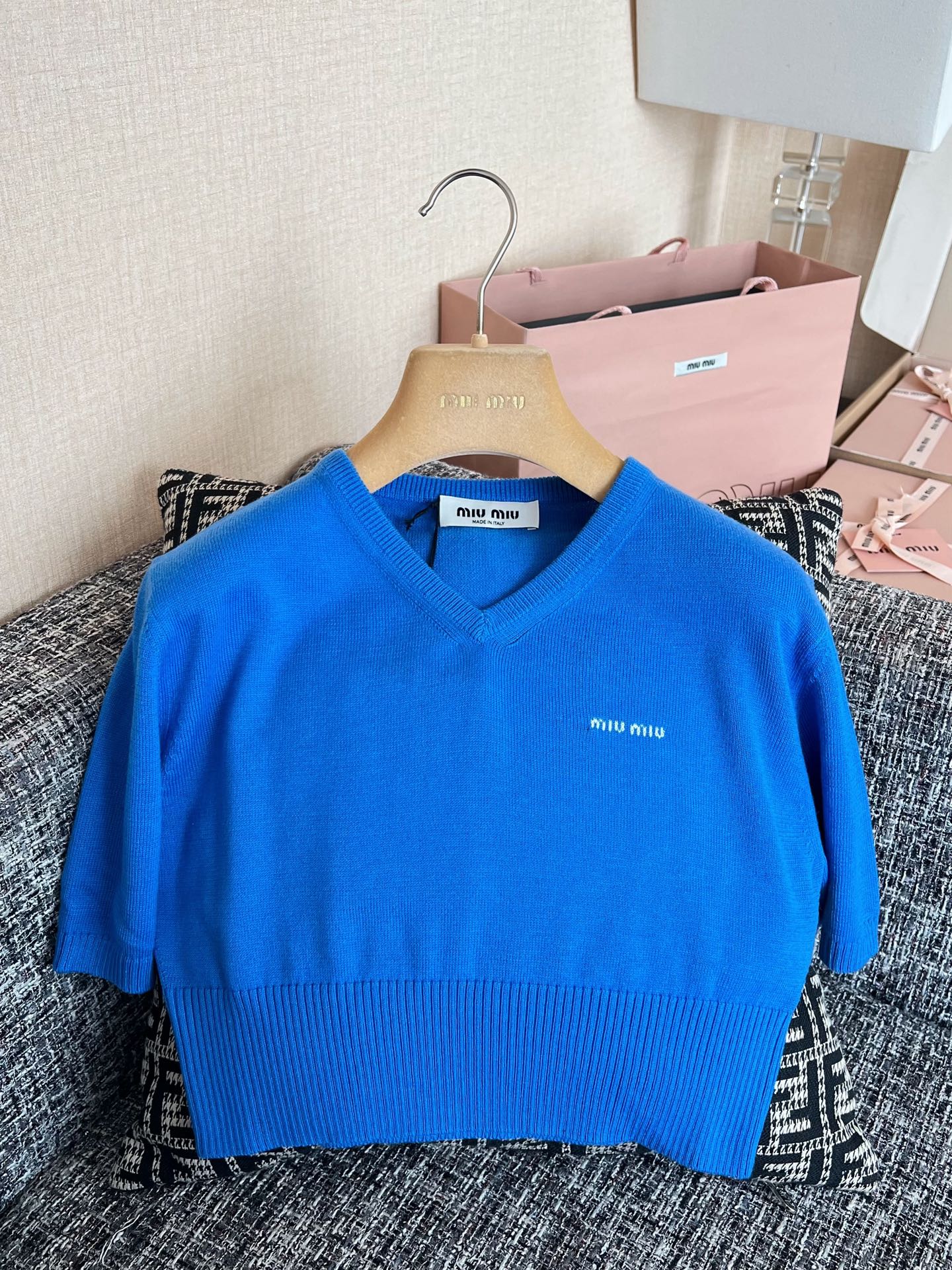 Miu Miu Short sleeve knitwear view 2