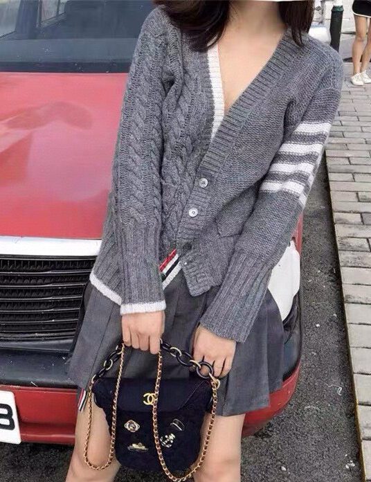 Thom Browne Knitted cardigan view 1