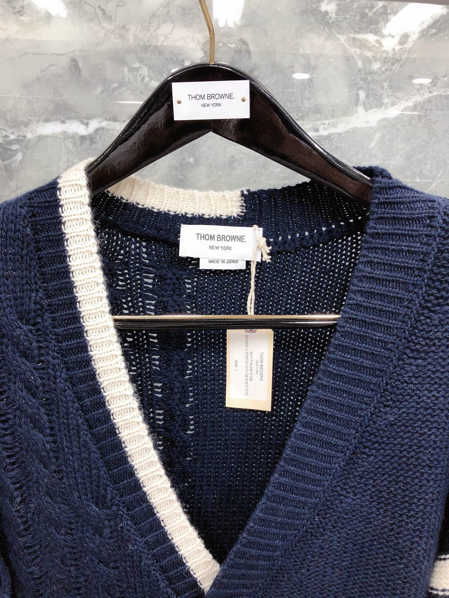 Thom Browne Knitted cardigan view 10