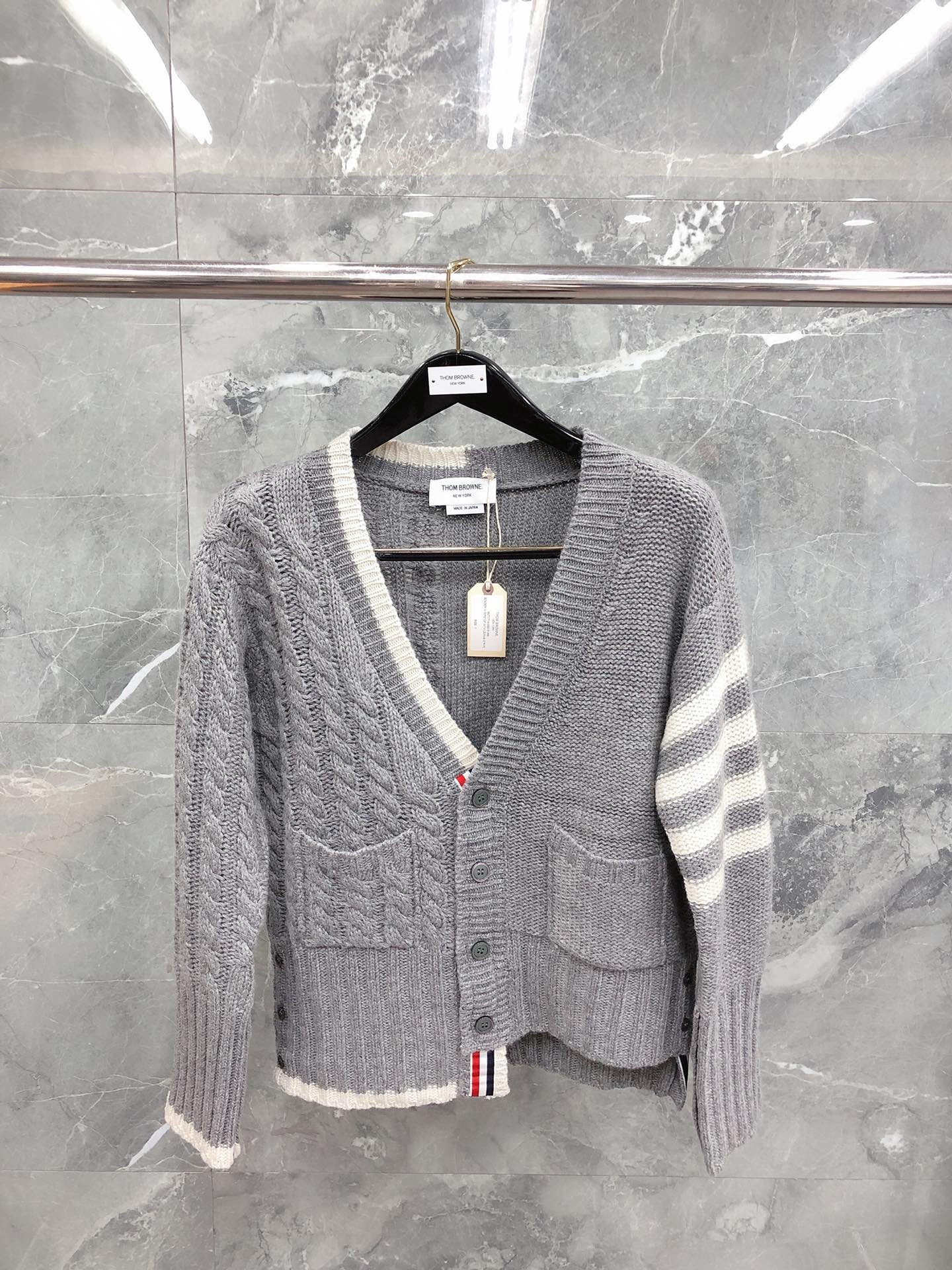 Thom Browne Knitted cardigan view 2