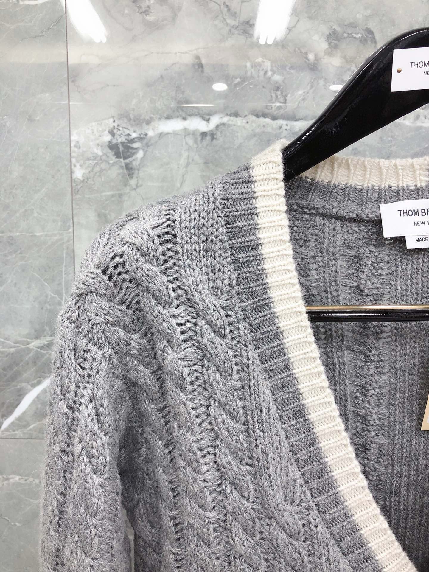 Thom Browne Knitted cardigan view 4