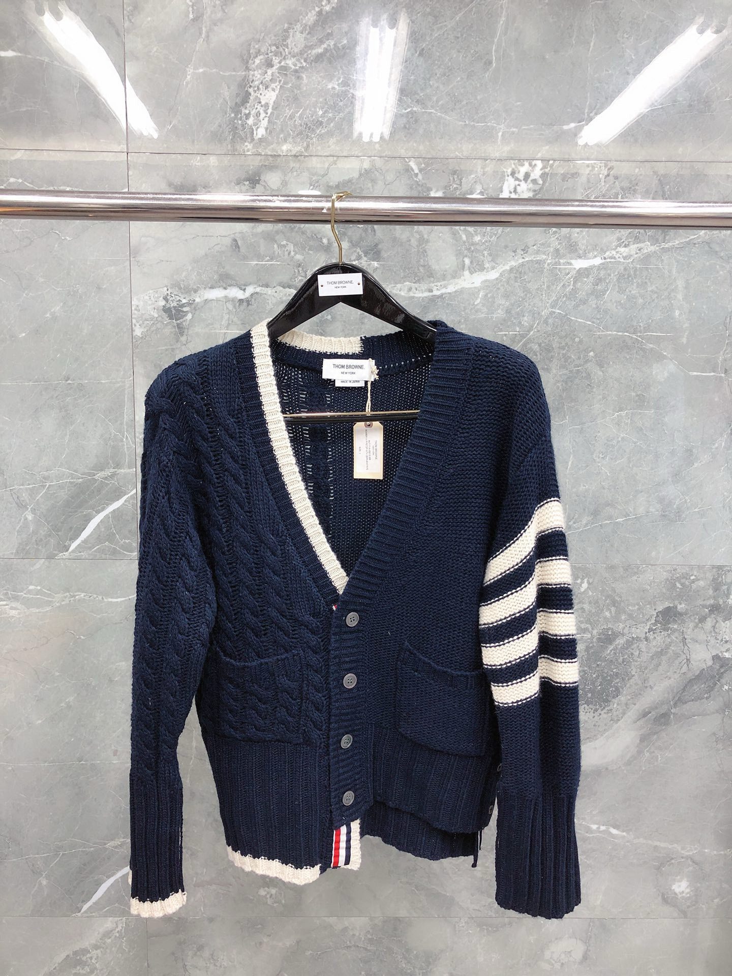 Thom Browne Knitted cardigan view 9