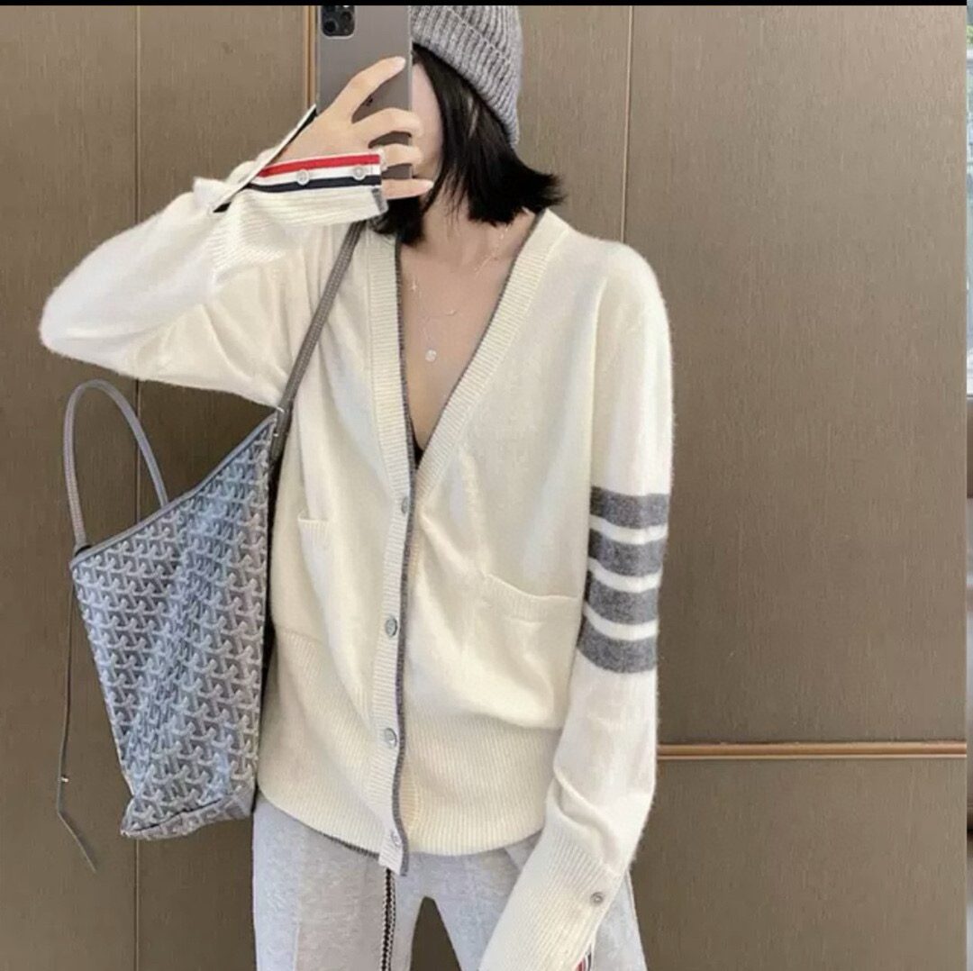 Thom Browne Knitted cardigan view 1
