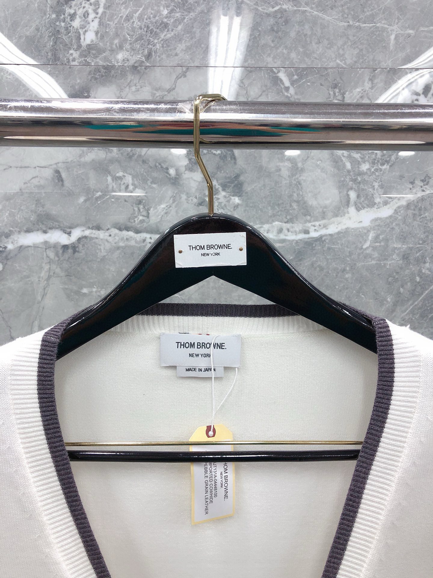 Thom Browne Knitted cardigan view 3