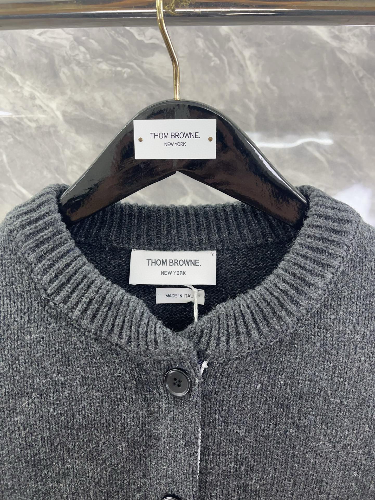 Thom Browne 24SS knitted cardigan view 3