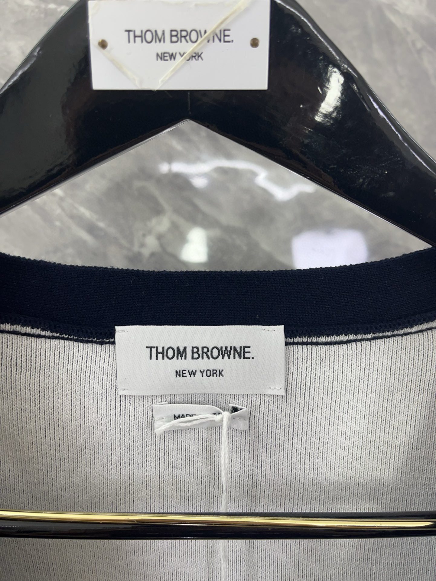 Thom Browne Classic puppy knitted cardigan view 11