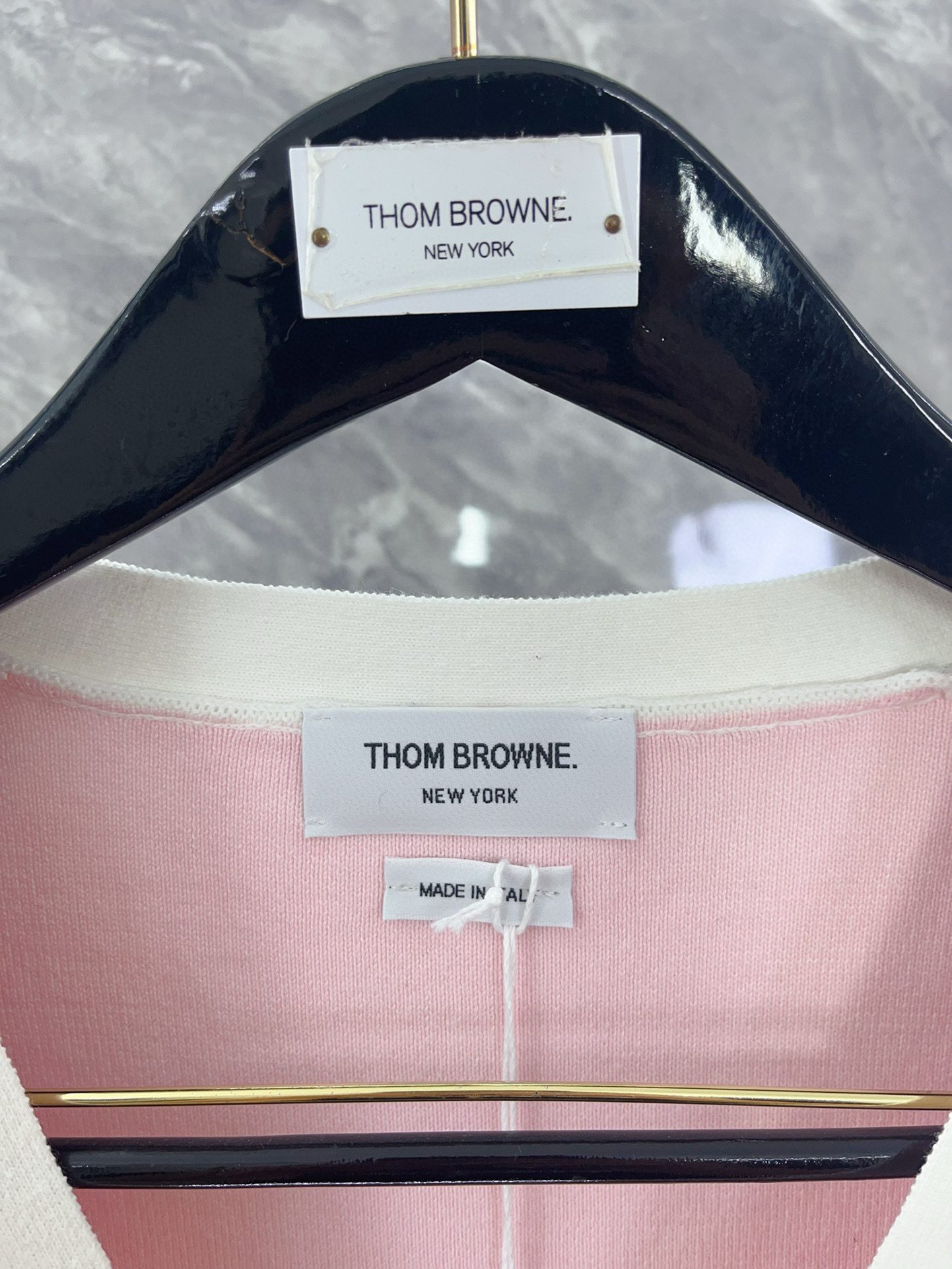 Thom Browne Classic puppy knitted cardigan view 21