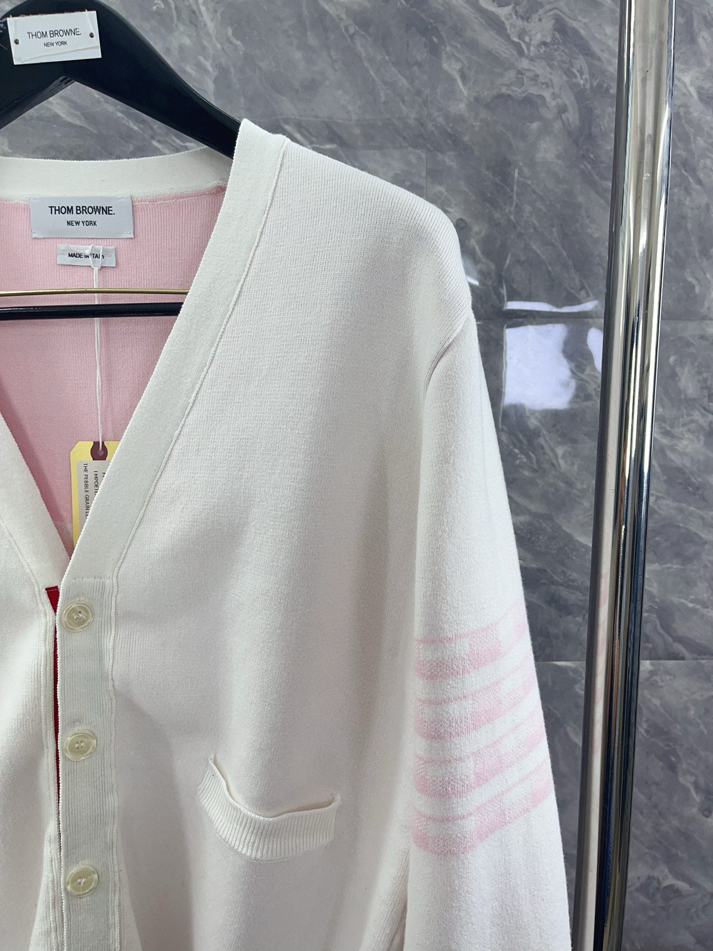 Thom Browne Classic puppy knitted cardigan view 22