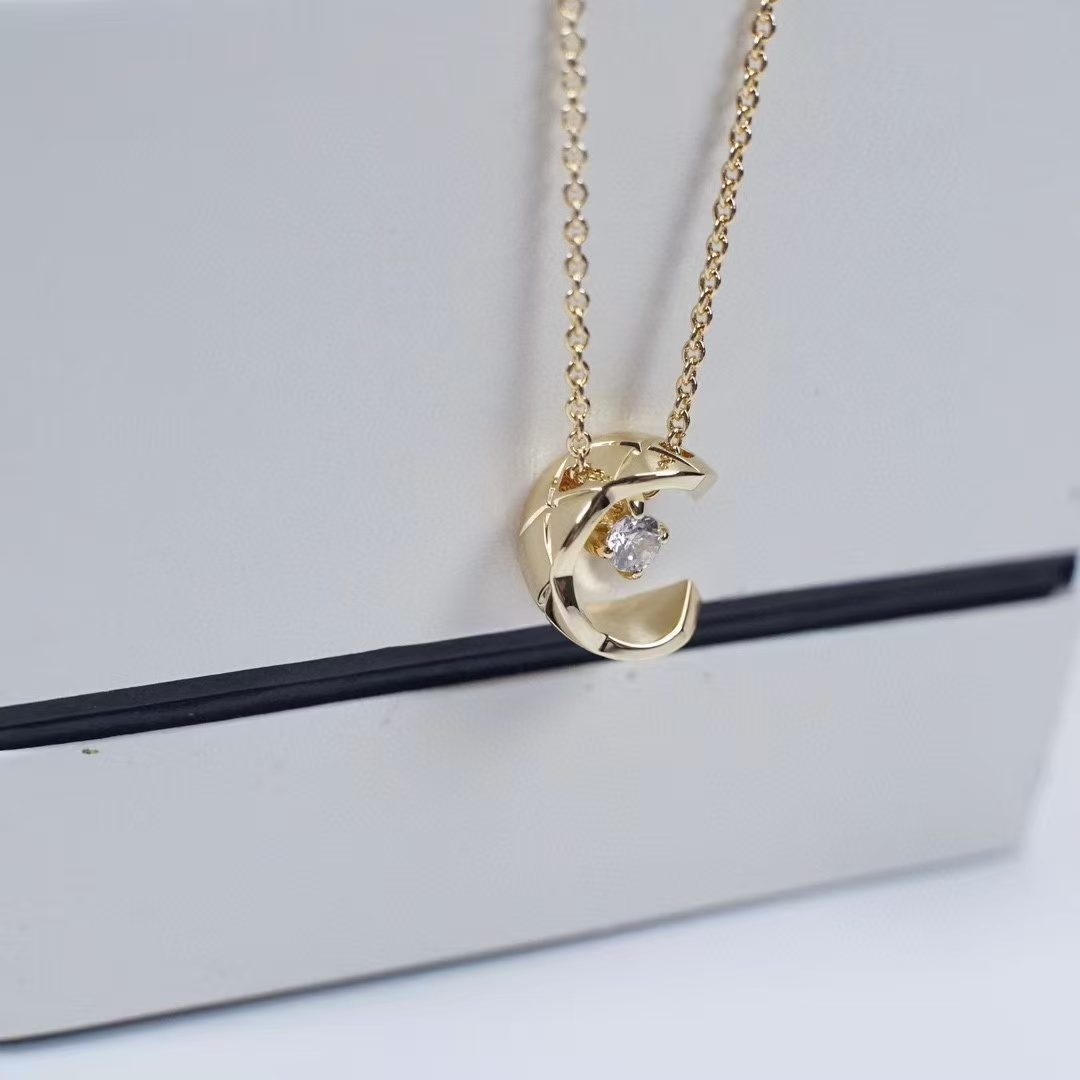 Chanel COCO Ice moon necklace view 4