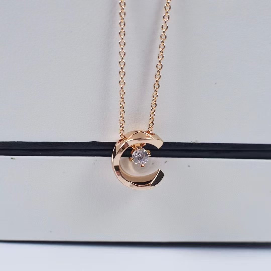 Chanel COCO Ice moon necklace view 5