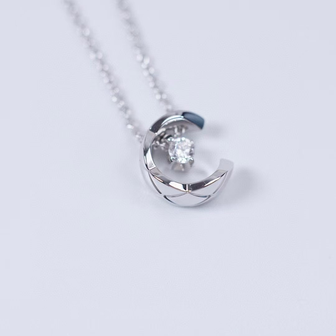 Chanel COCO Ice moon necklace view 6