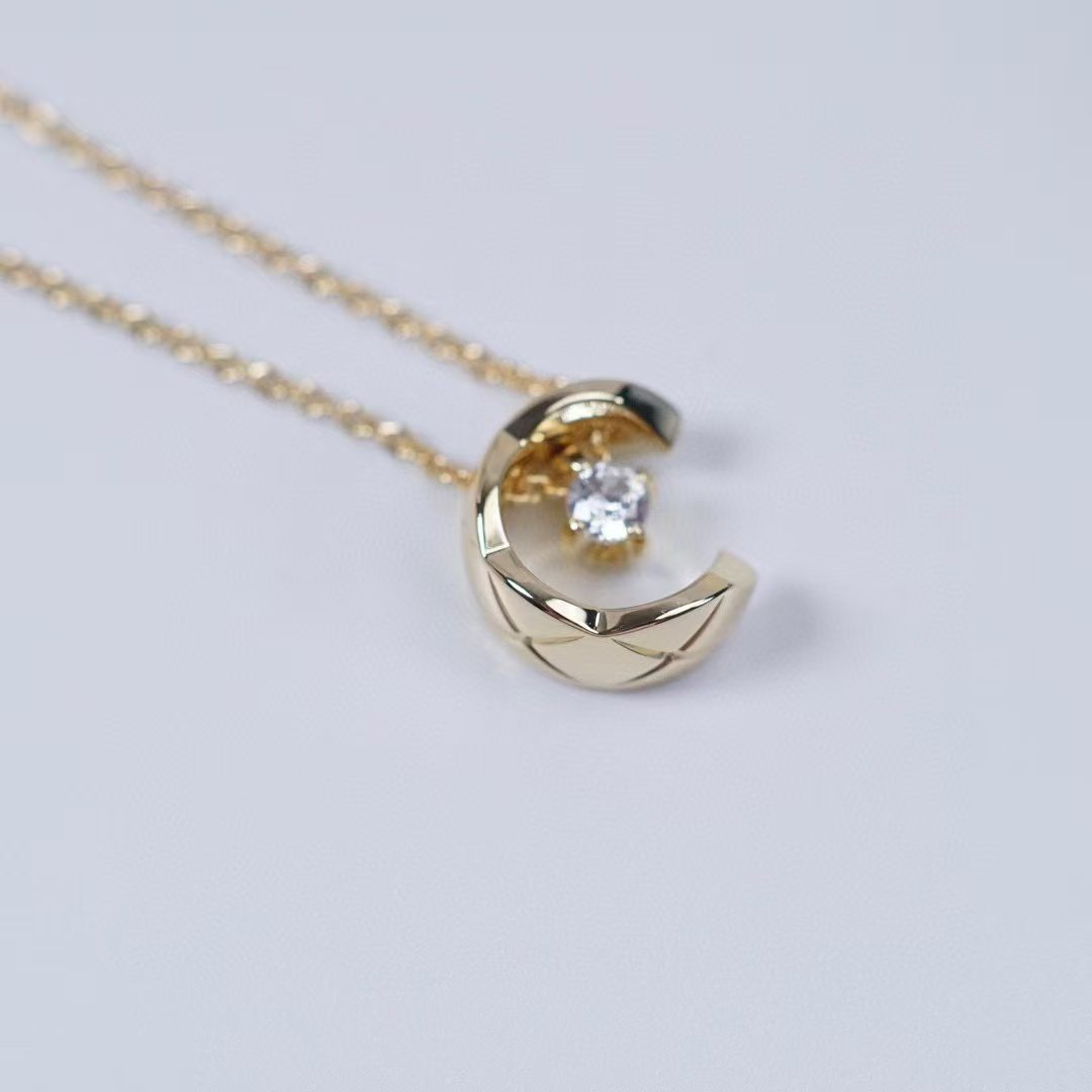 Chanel COCO Ice moon necklace view 7
