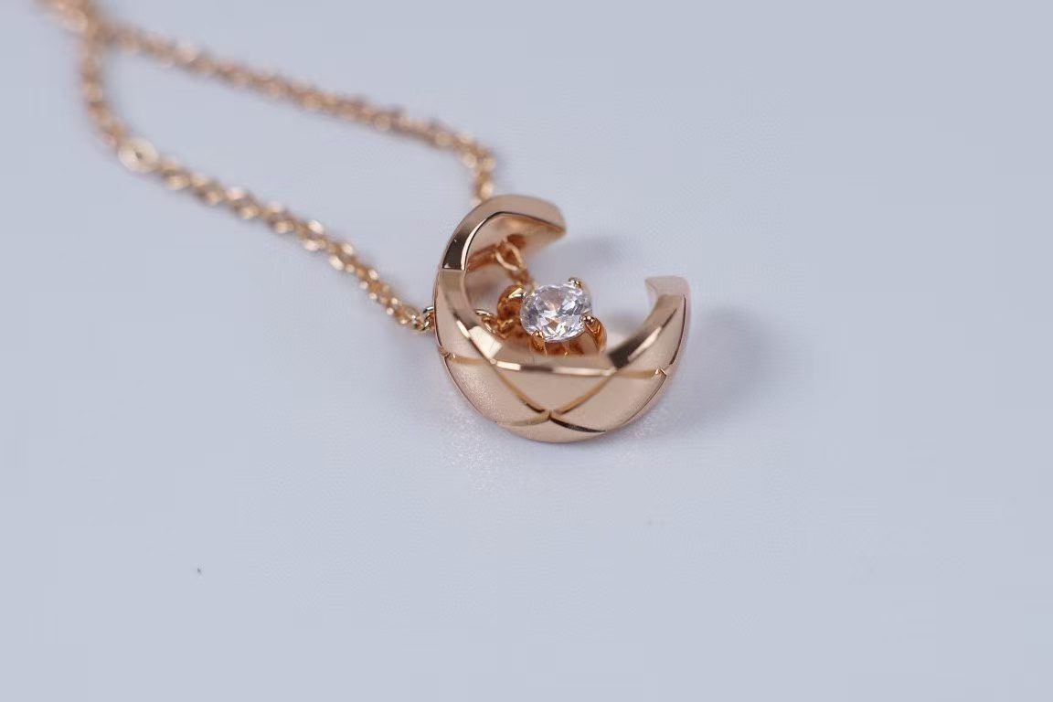 Chanel COCO Ice moon necklace view 8