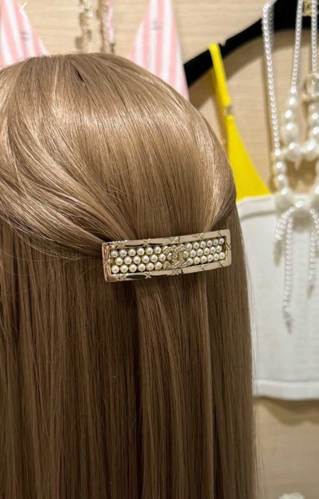 Chanel Pearl hairpin view 1