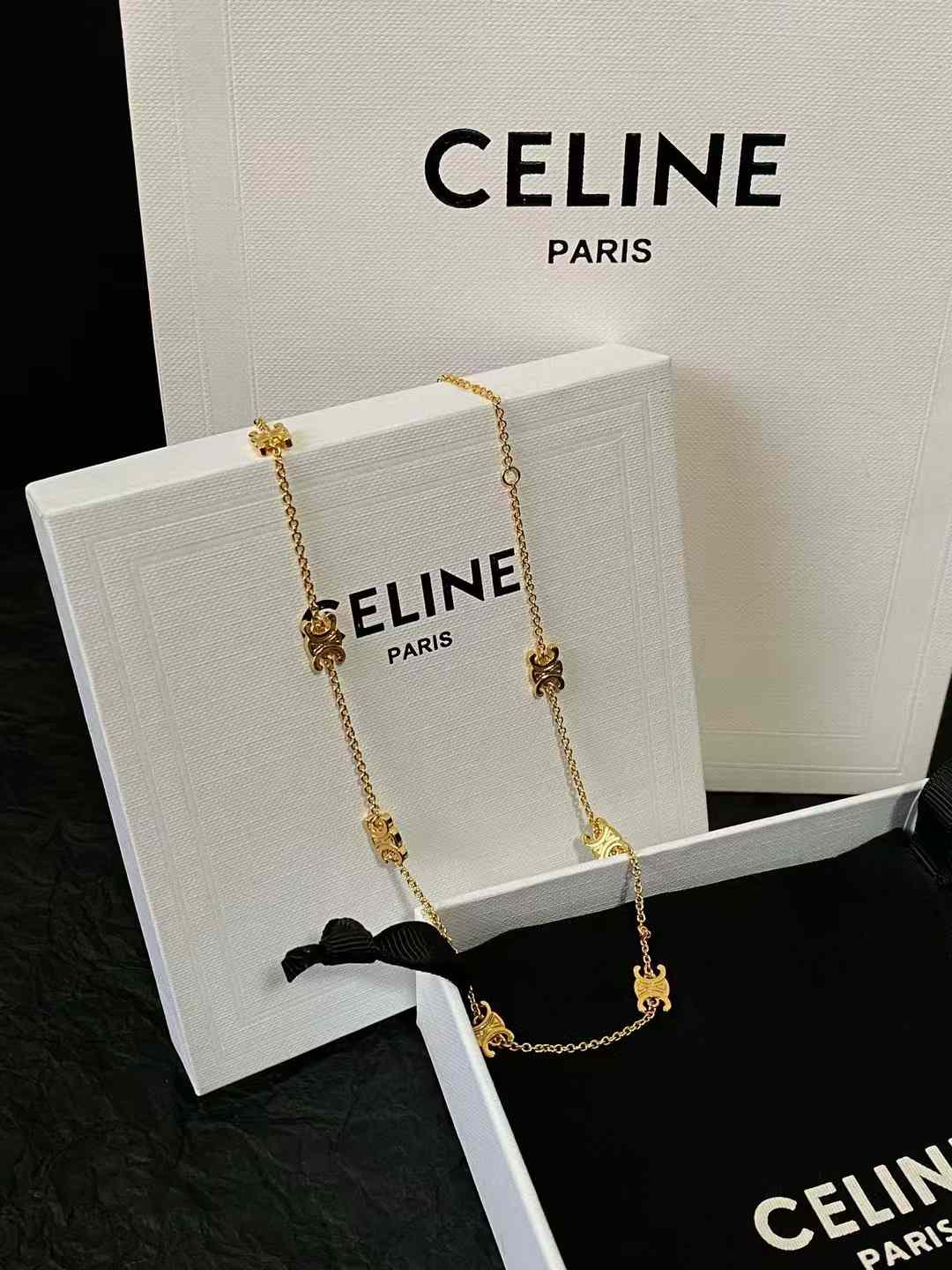 Celine TRIOMPHE MINI Necklace view 5