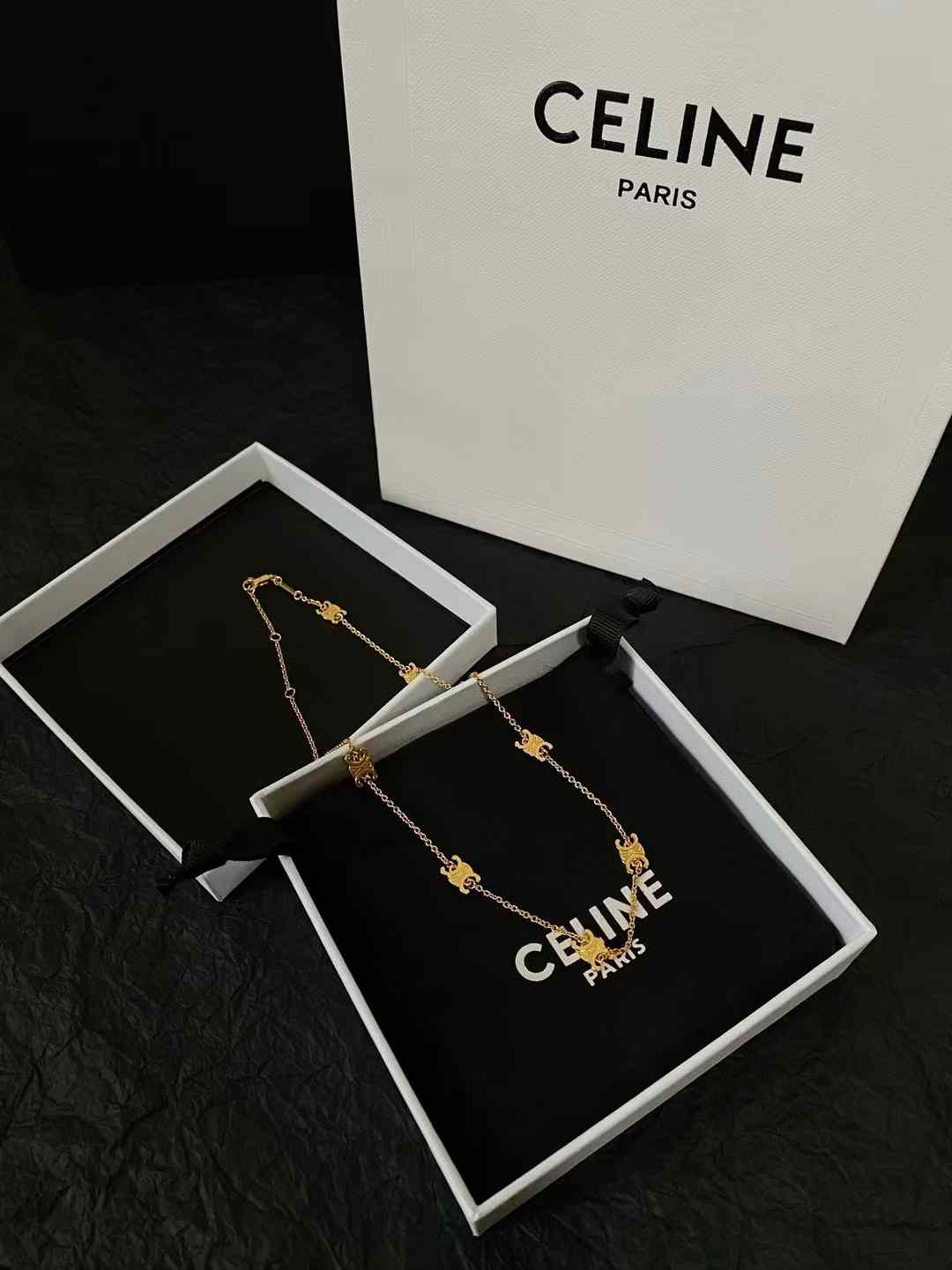 Celine TRIOMPHE MINI Necklace view 6