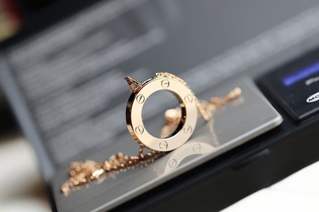 Cartier love necklace view 2