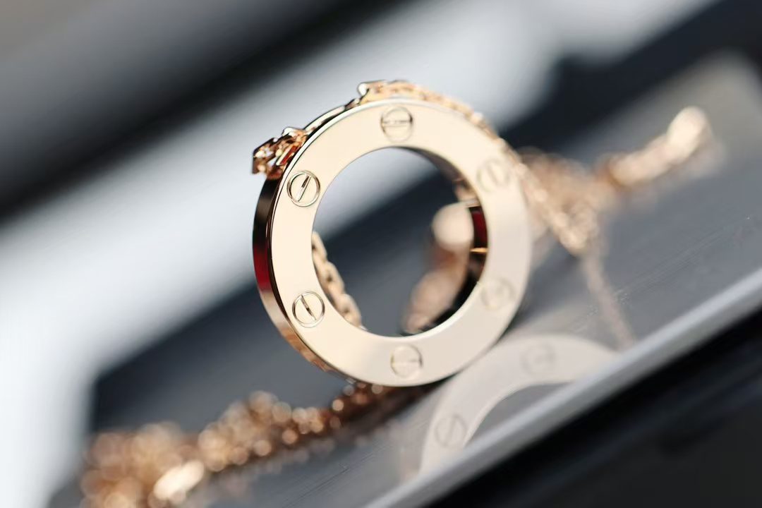 Cartier love necklace view 3
