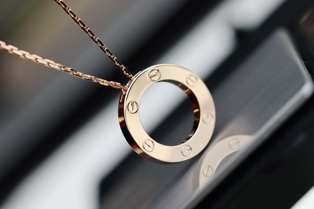 Cartier love necklace view 4