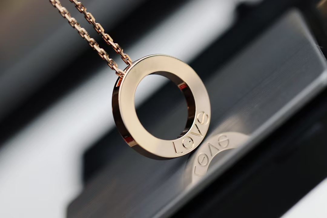 Cartier love necklace view 5