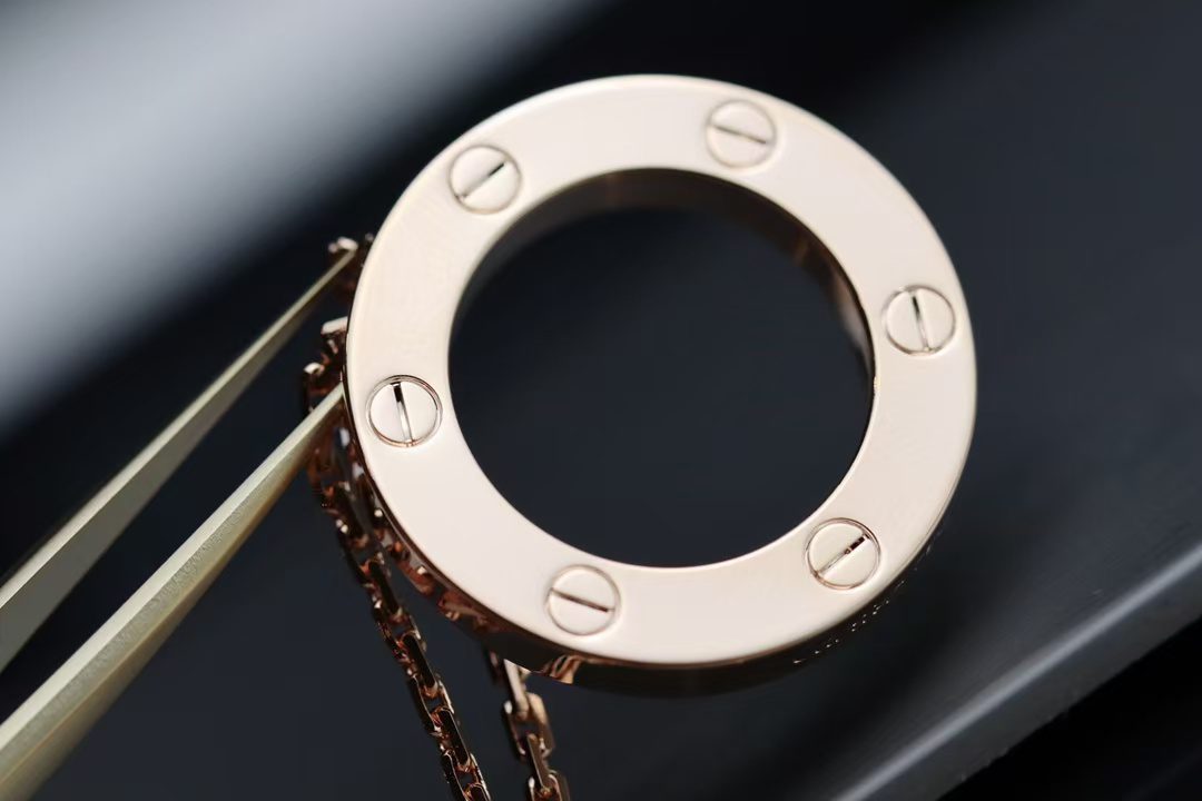 Cartier love necklace view 6