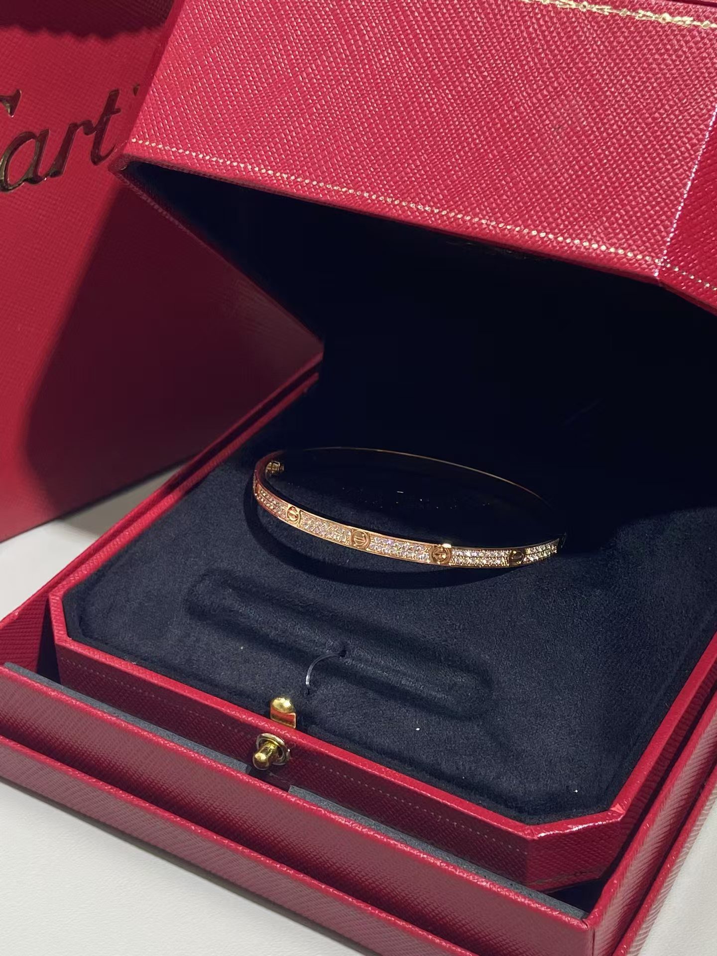 Cartier love bracelets view 2