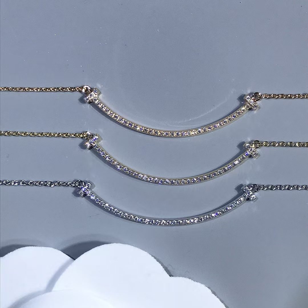 Tiffany & Co. T-Series smile necklace view 7