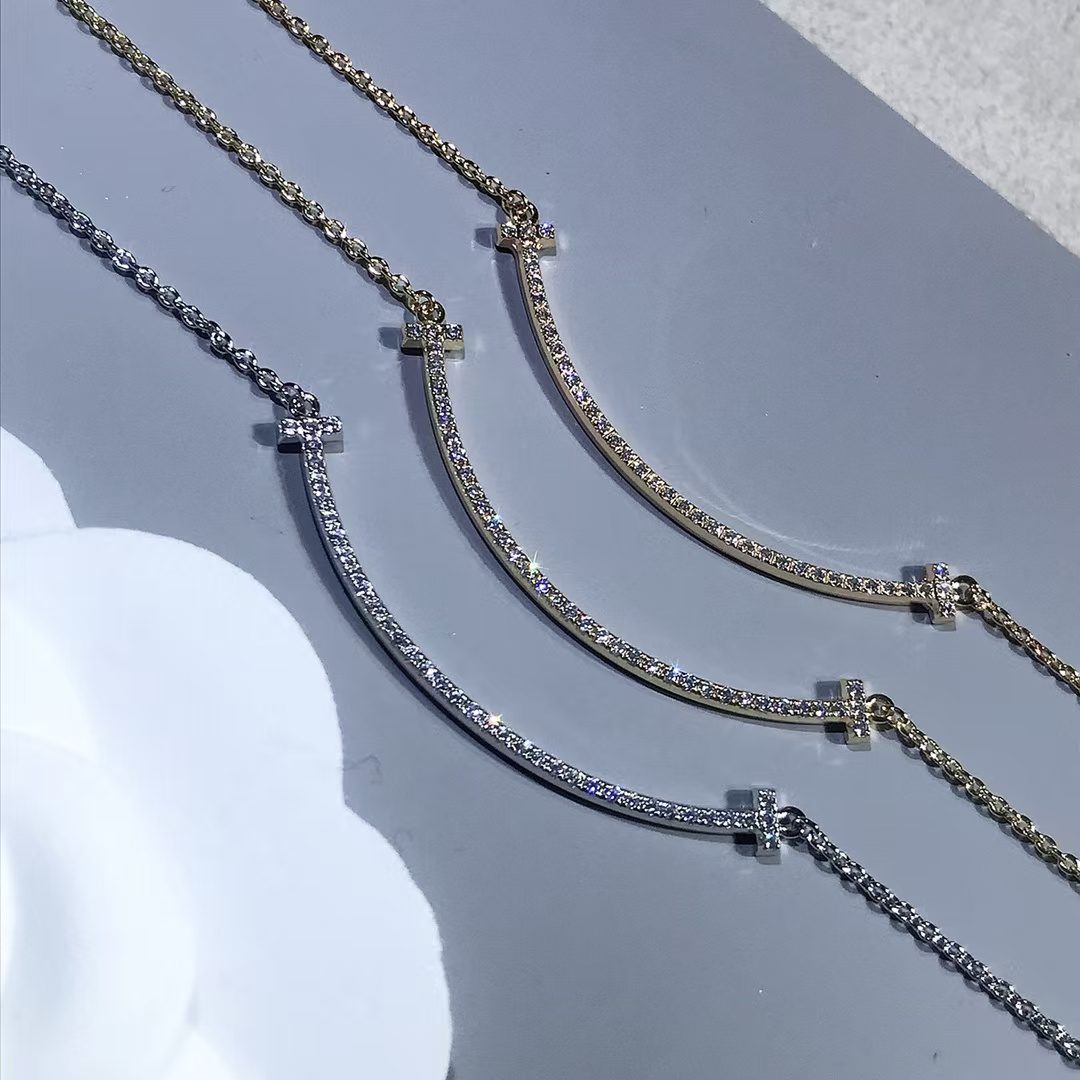 Tiffany & Co. T-Series smile necklace view 8
