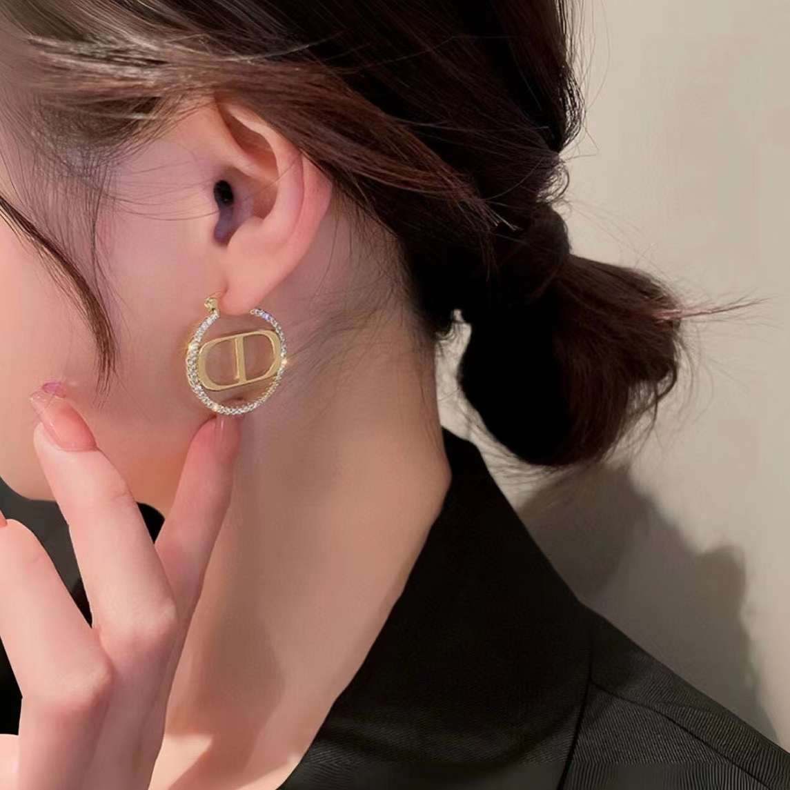 Dior Petit CD Earrings view 1