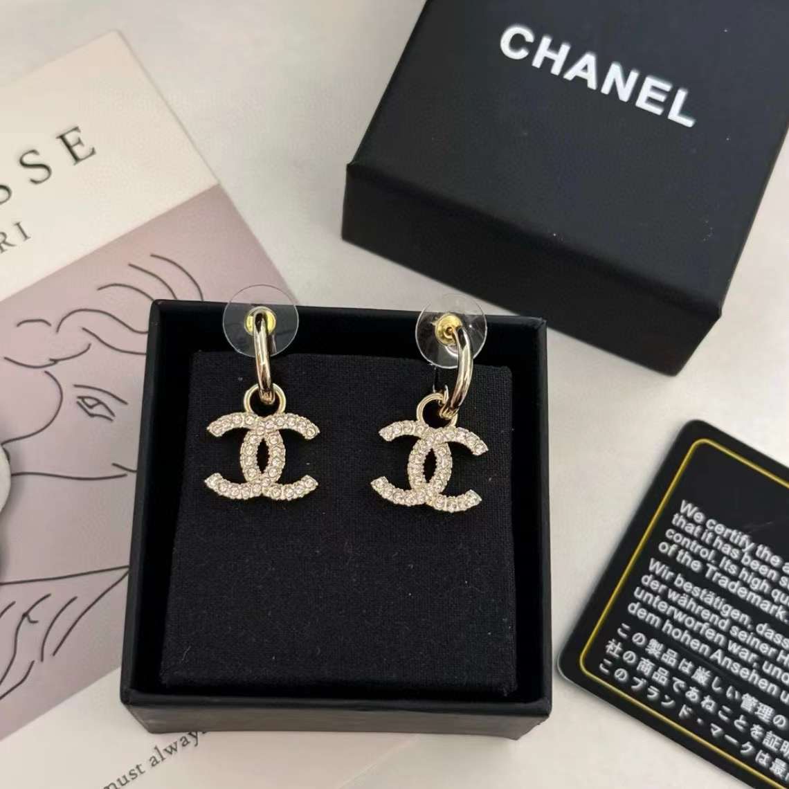 Chanel Pendant Earrings view 6