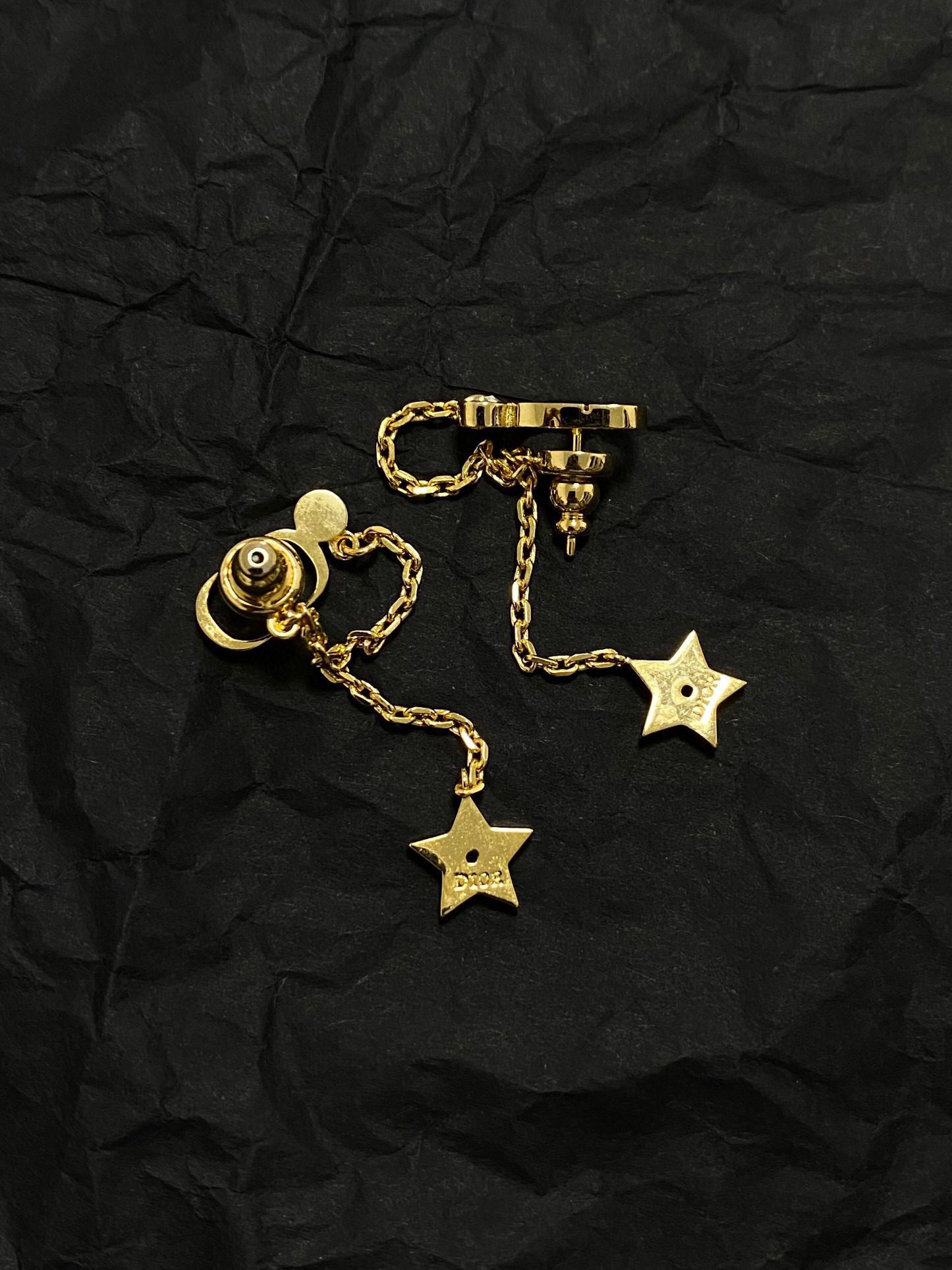 Dior NEW CD Star pendant earrings view 6